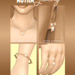 Аксессуары Astra Jewelry Set Sims 4 Аксессуары Astra Jewelry Set Sims 4