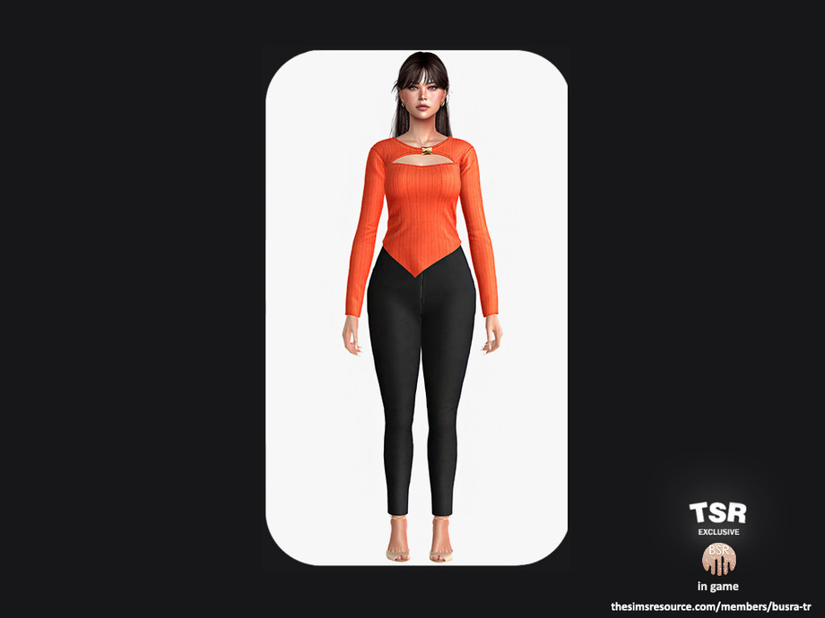 Комплект Set Allure Cut Outfit Sims 4