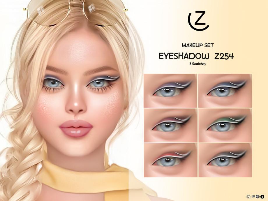 Косметика Eyebrow Eyeshadow Blush Highlighter Lipstick Sims 4