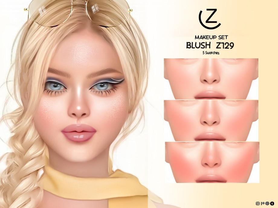 Косметика Eyebrow Eyeshadow Blush Highlighter Lipstick Sims 4