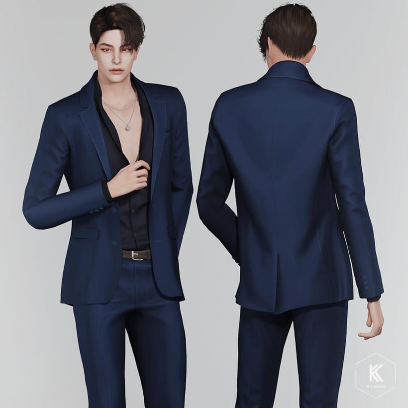 Костюм Suit Set 03 Sims 4