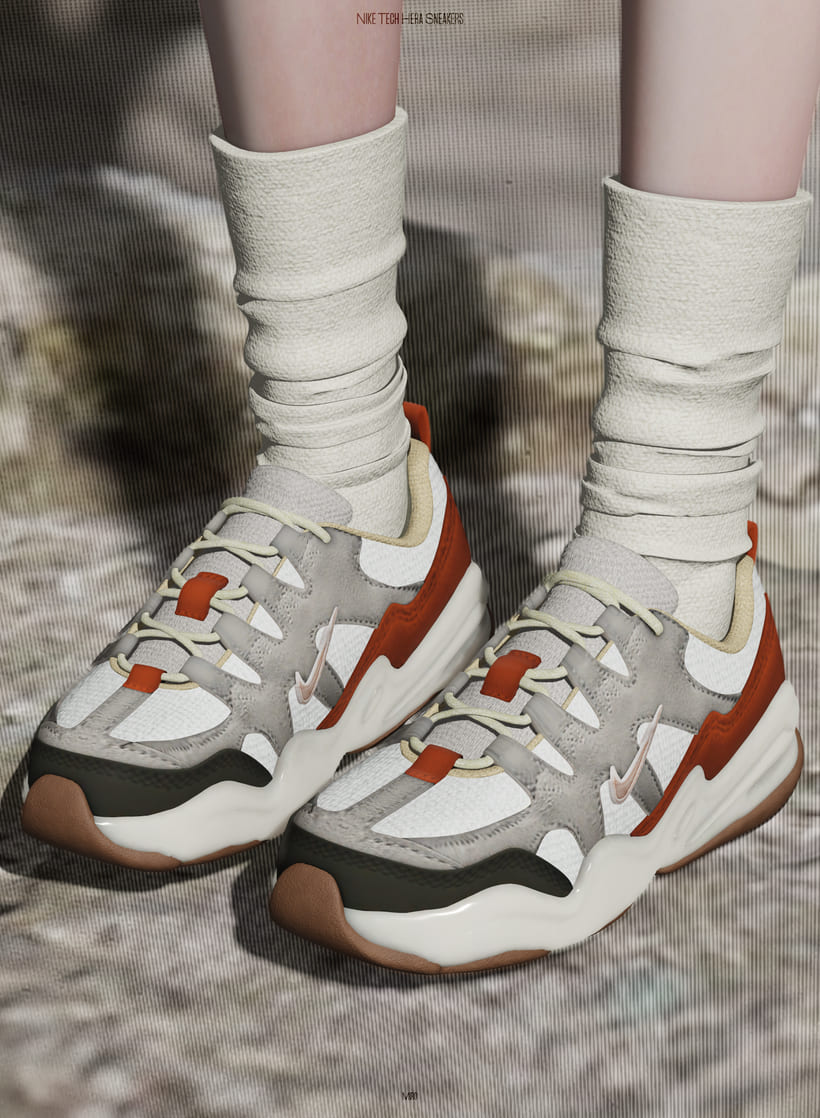 Кроссовки Nike Tech Hera Sneakers Sims 4