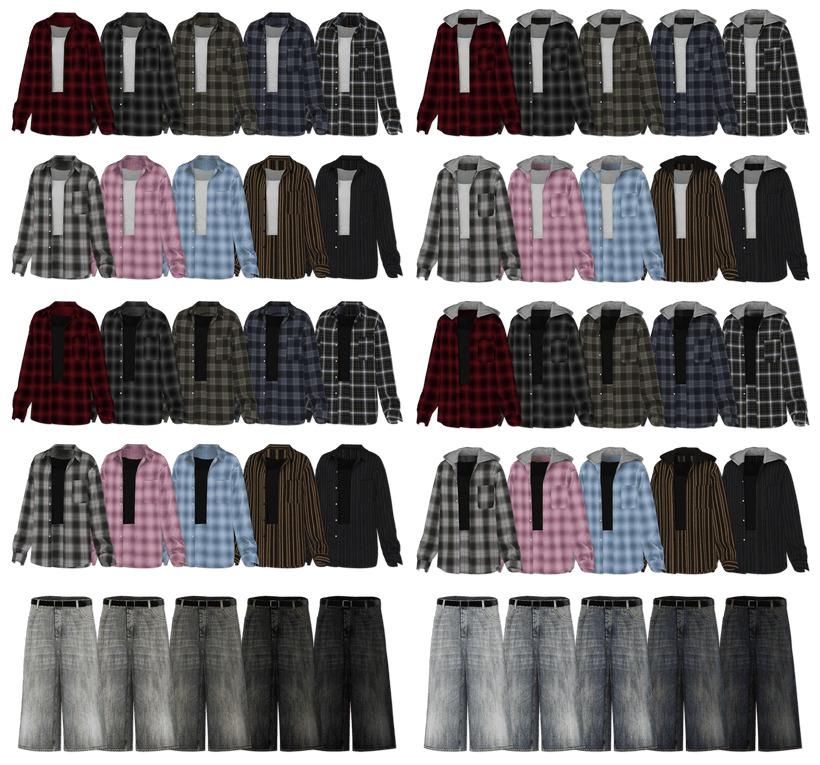 Комплект Overtake Outfit Set Sims 4