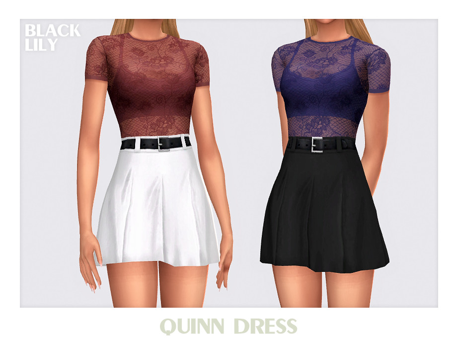 Комплект Quinn Dress Sims 4