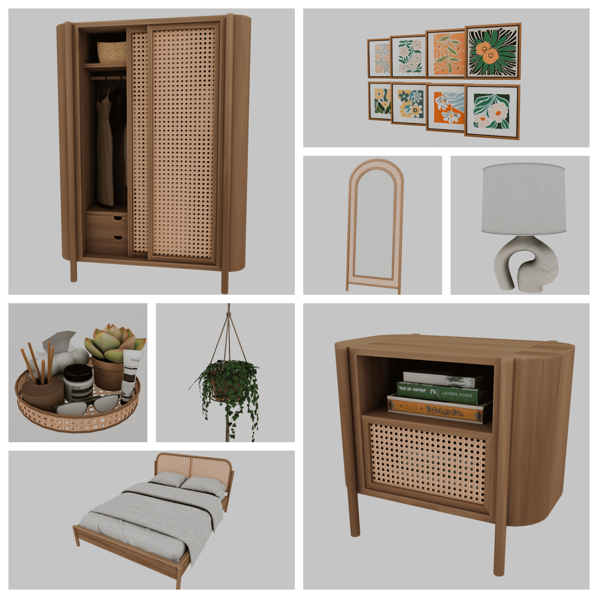 Спальня KORG SET Sims 4