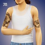 Татуировки Shrimpmas Inks Sims 4 Татуировки Shrimpmas Inks Sims 4