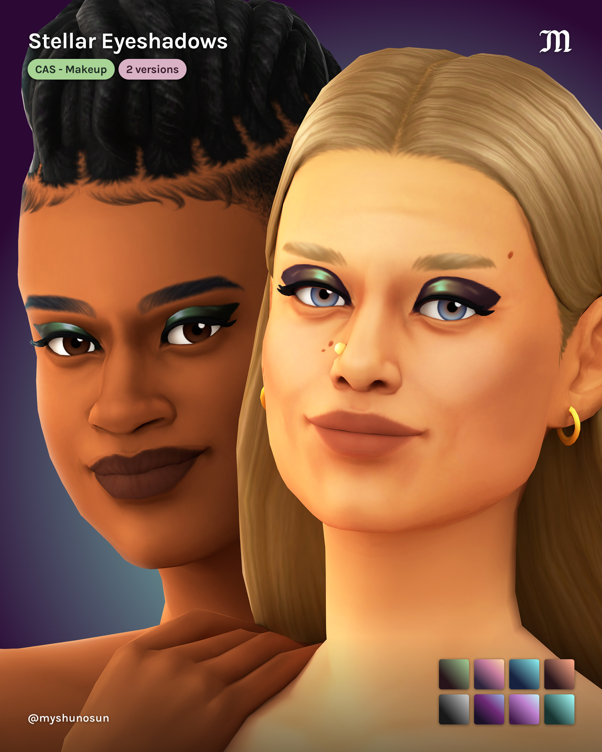 Тени для век Stellar Eyeshadows Sims 4