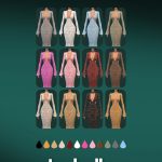 Платье Isabella Dress Sims 4