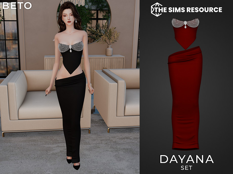 Комплект Dayana Set Sims 4