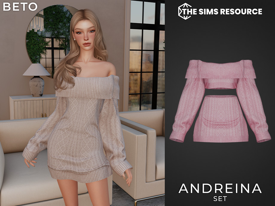 Комплект Andreina Sims 4