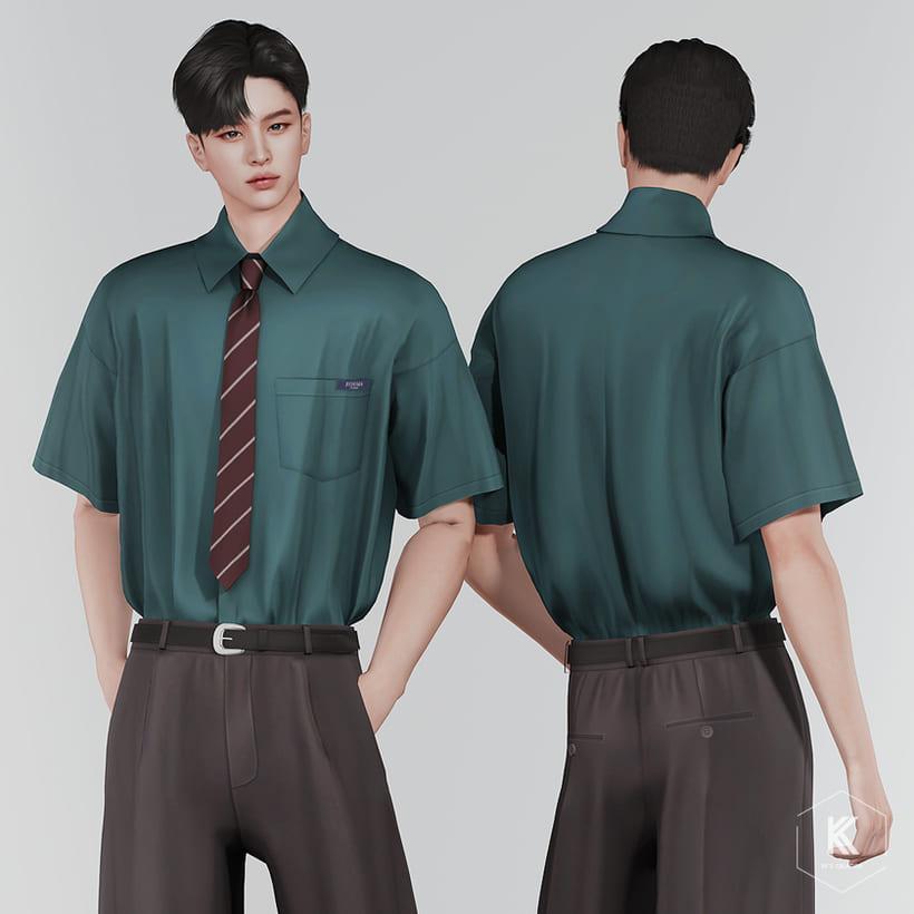 Комплект Oversized Vintage Set Sims 4