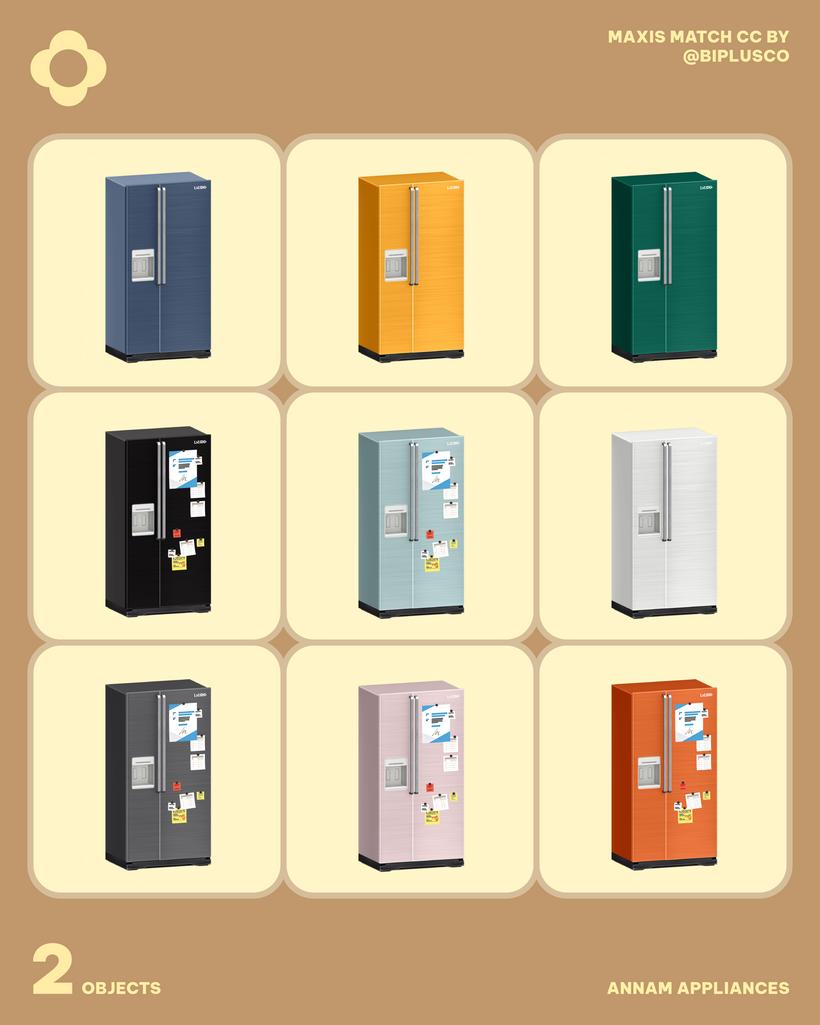 Холодильник Annam Appliances Sims 4