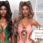 Прическа Beloved Hair Sims 4