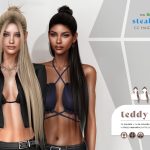 Прическа Teddy Hair Sims 4 Прическа Teddy Hair Sims 4