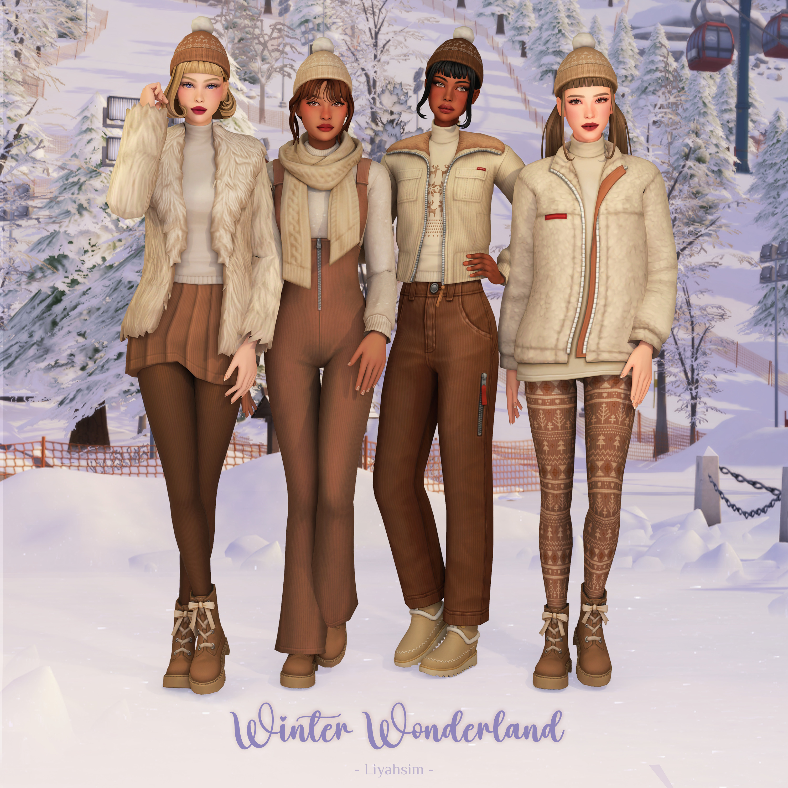 Коллекция Winter Wonderland Collection Sims 4