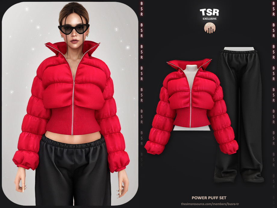 Комплект Power Puff Set Sims 4