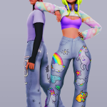 Джинсы Sunshine Jeans Sims 4 Джинсы Sunshine Jeans Sims 4