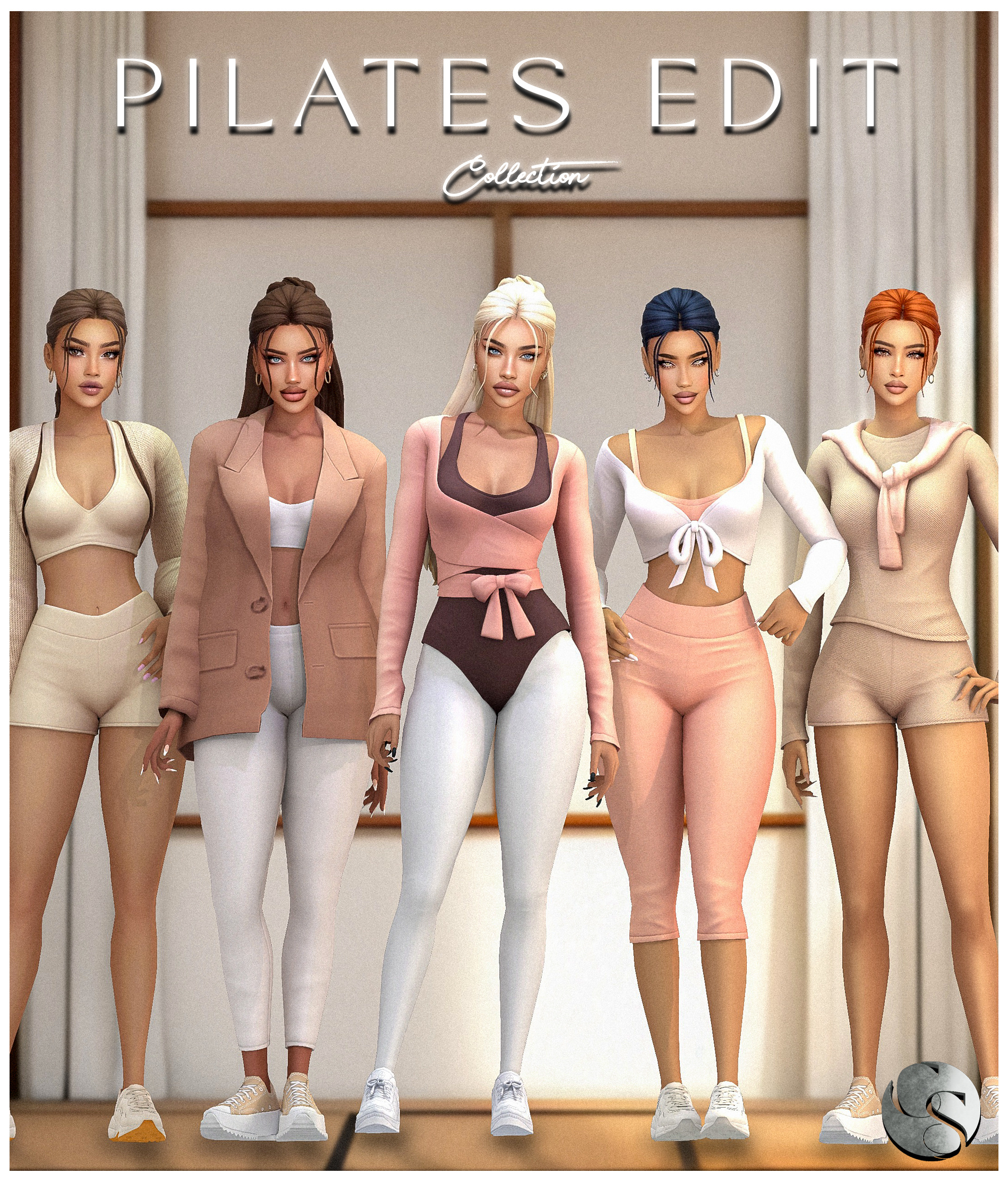 Коллекция Pilates Edit Big Collection Sims 4