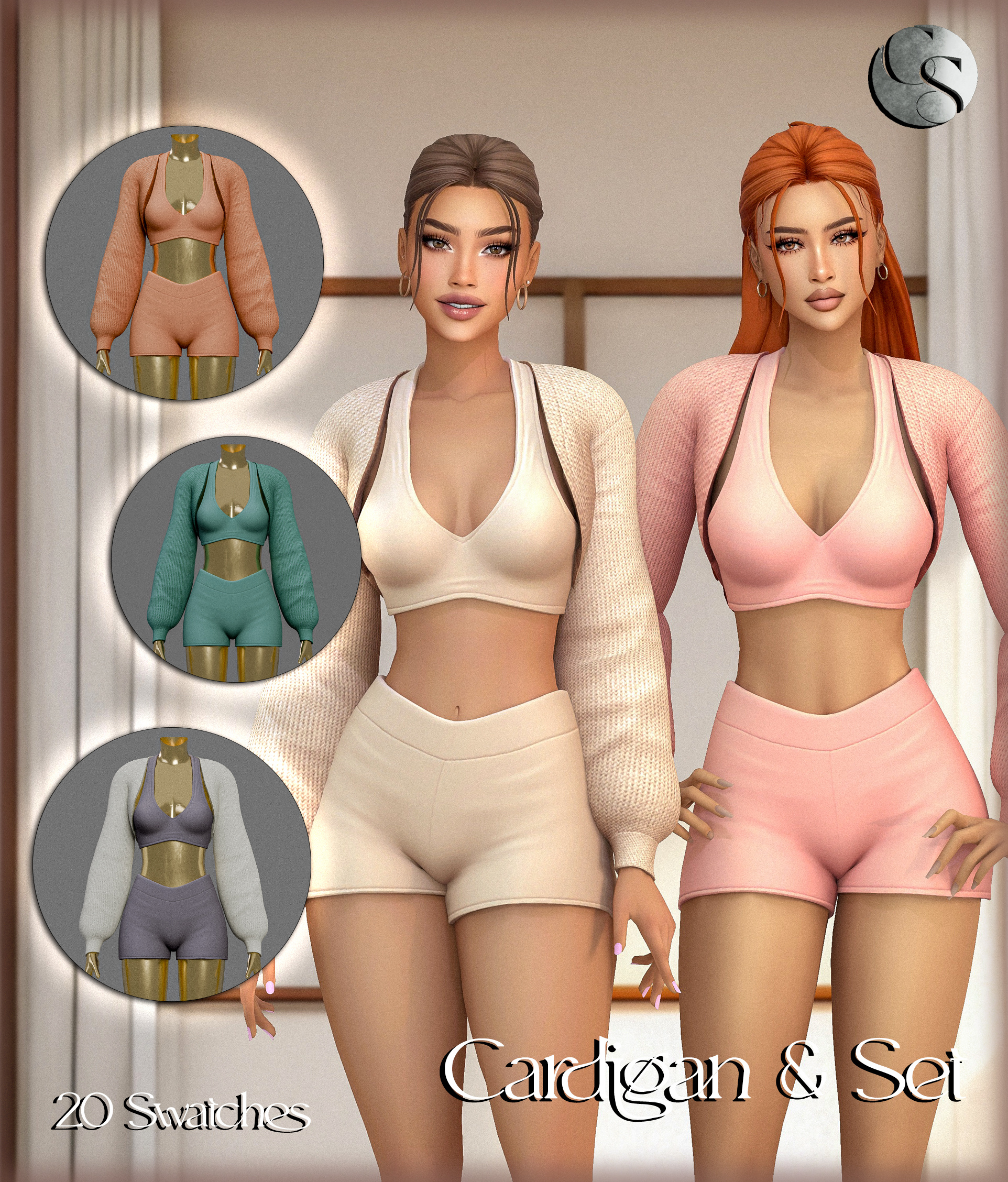 Коллекция Pilates Edit Big Collection Sims 4