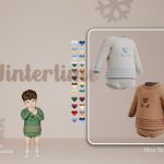 Наряд Wafaa Sweater Plus Cotton Short Sims 4 Наряд Wafaa Sweater Plus Cotton Short Sims 4