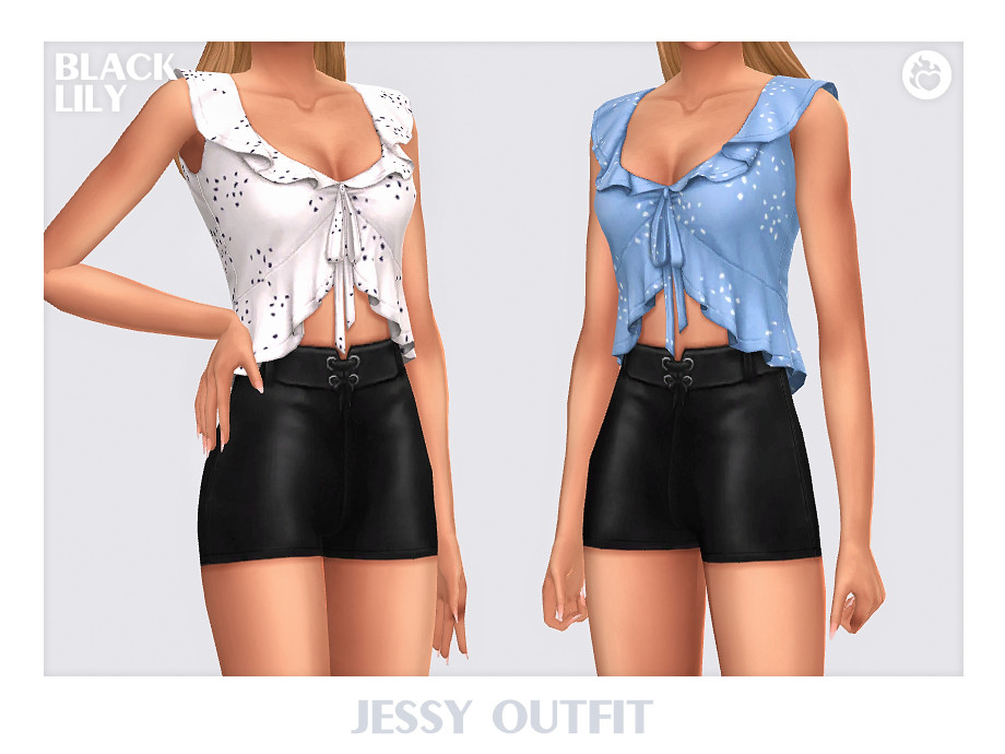 Наряд Jessy Outfit Sims 4
