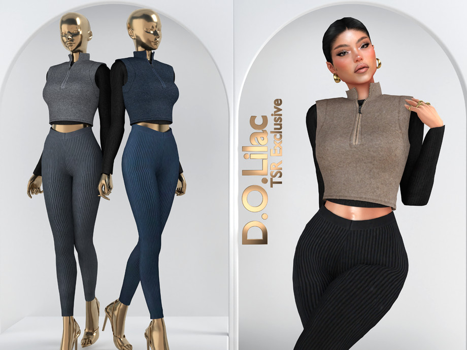 Комплект Sporty Chic Set Sims 4