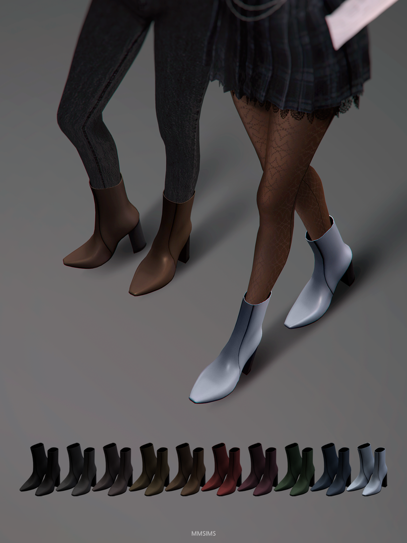 Сапожки Shoes Sunday Sims 4