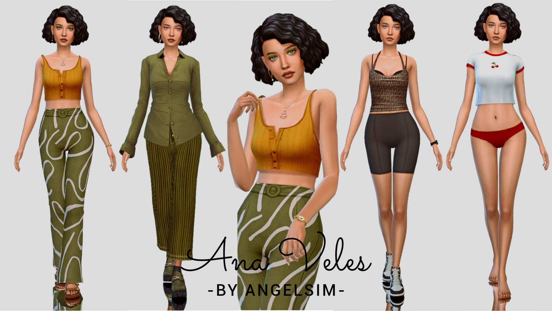 Симка Ана Веллес Sims 4