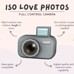 Камера ISO Love Photo Sims 4 Камера ISO Love Photo Sims 4