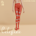 Колготки Celestine Bowknot Stockings Sims 4