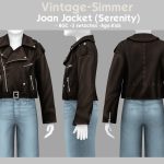 Куртка Joan Jacket Sims 4 Куртка Joan Jacket Sims 4