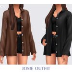 Наряд Josie Outfit Sims 4