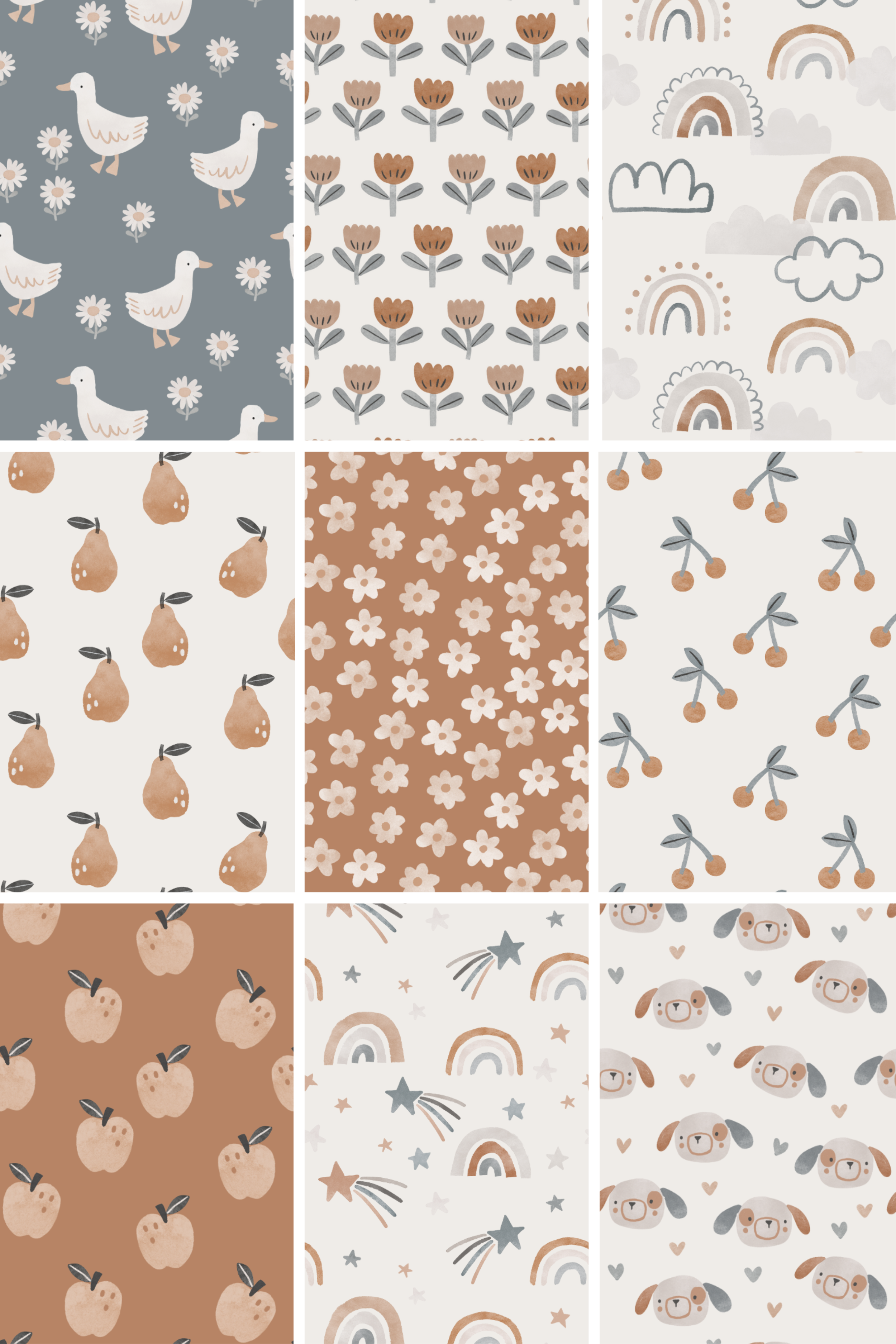Обои Boho Nursery Collection Part 01 Sims 4