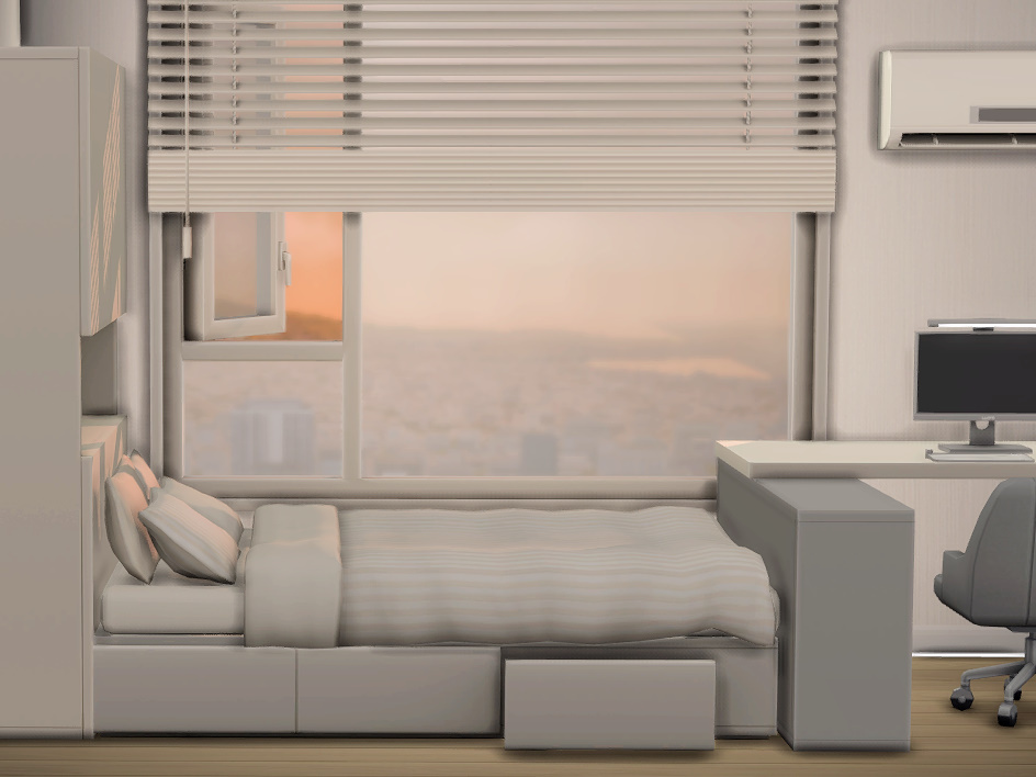 Окна Modern Windows Venetian Blinds Sims 4