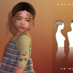 Прическа Sandra Sims 4 Прическа Sandra Sims 4