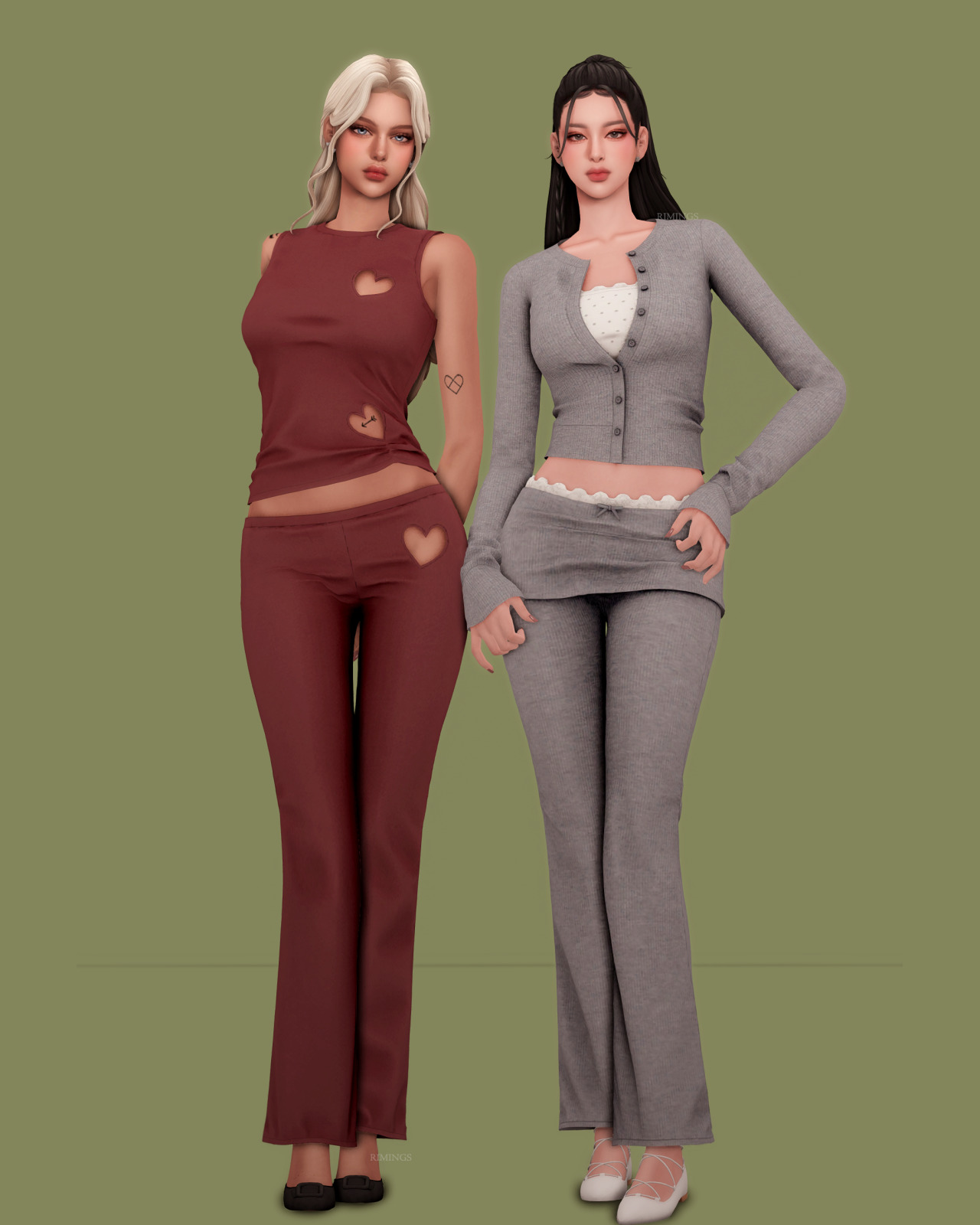 Сет Easy Flow Pilates Set Sims 4