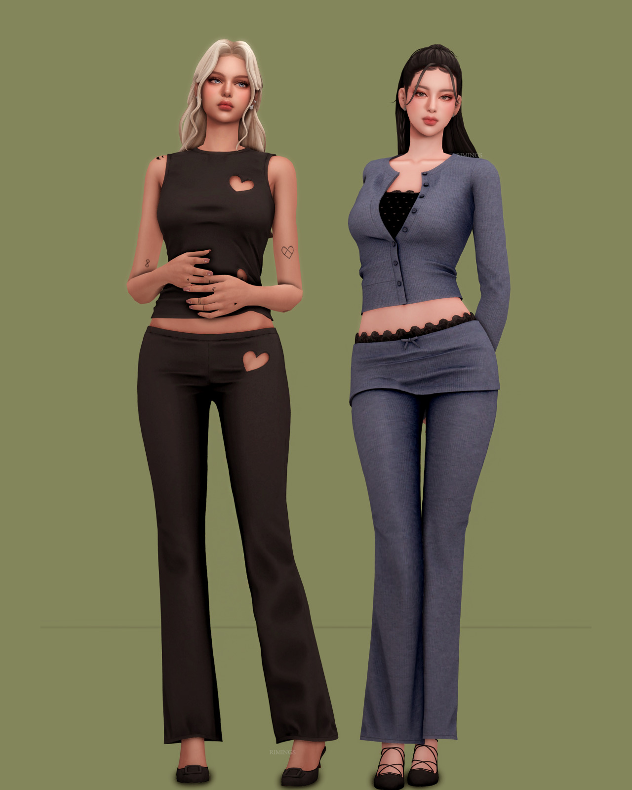 Сет Easy Flow Pilates Set Sims 4