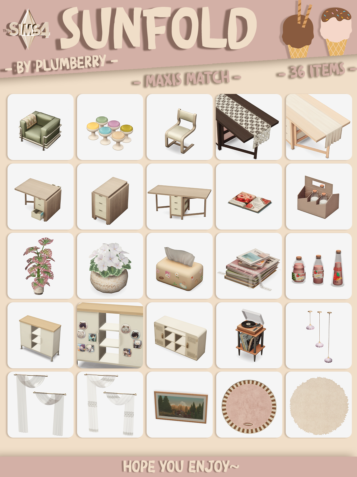 Комплект Sunfold Sims 4
