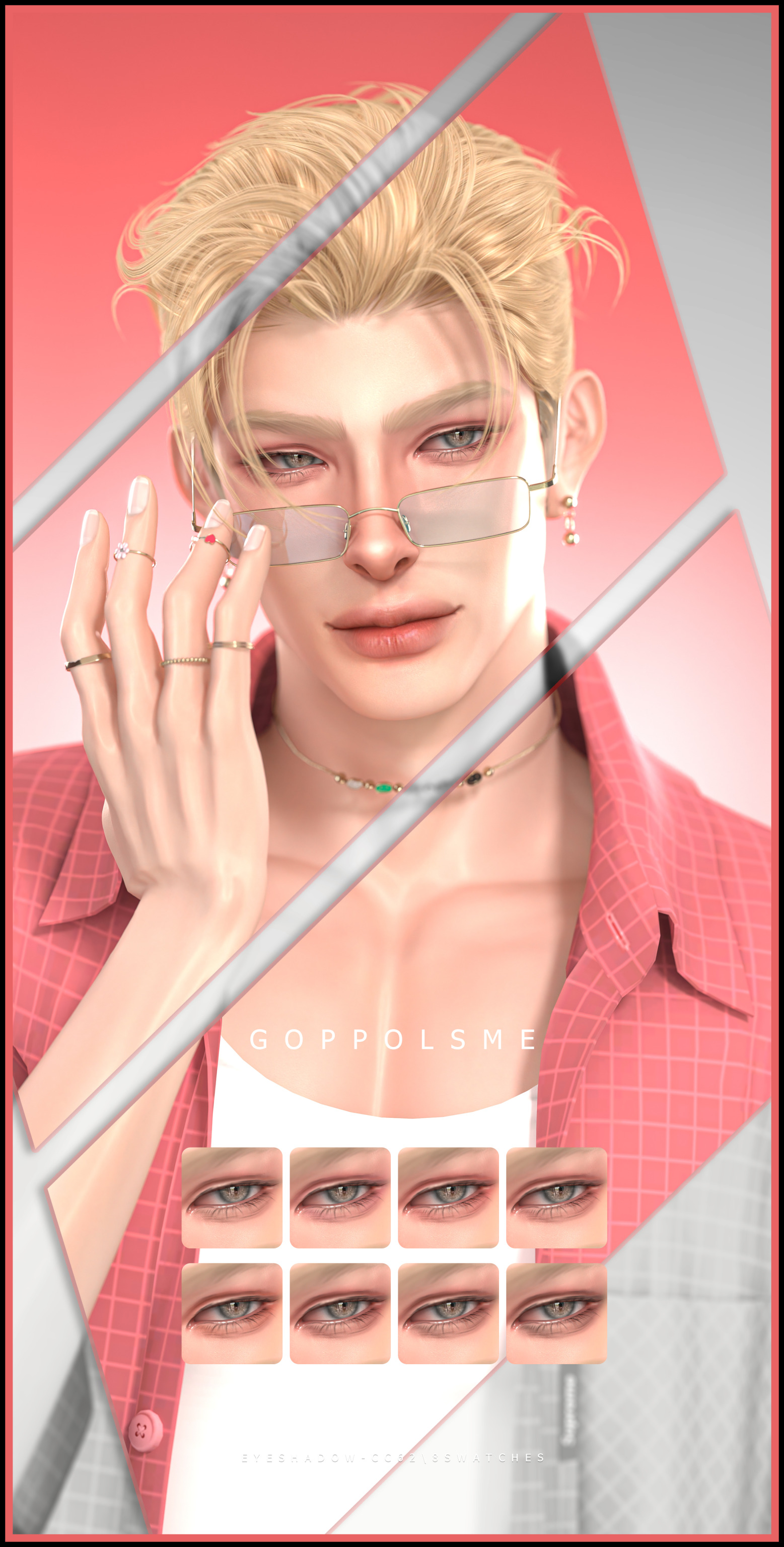 Тени для век Eyeshadow CC 62 Sims 4