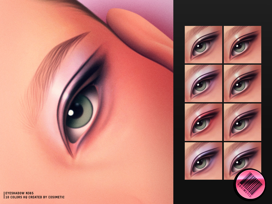 Тени для век Velvet Gleam Eyeshadow N365 Sims 4