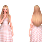 Прическа Hair Cherie Sims 4 Прическа Hair Cherie Sims 4