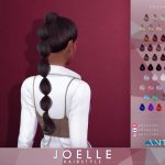 Прическа Joelle Hairstyle Back Sims 4 Прическа Joelle Hairstyle Back Sims 4