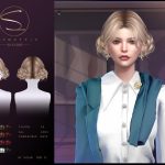 Прическа S Club 031225 Double Bun Hairstyle Sims 4 Прическа S Club 031225 Double Bun Hairstyle Sims 4