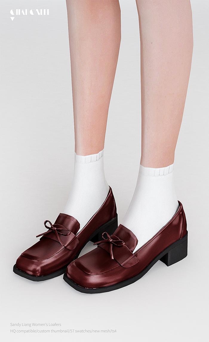 Лоферы Sandy Liang Womens Loafers Sims 4