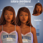 Скинтон Solana Skinblend Sims 4 Скинтон Solana Skinblend Sims 4