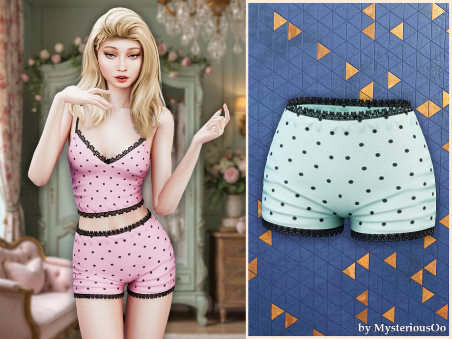 Комплект нижнего белья для симочек «Lace trim»