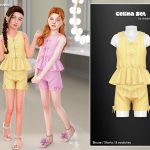 Летний комплект для девочек "Celina Clothing Set for children" Летний комплект для девочек «Celina Clothing Set for children»