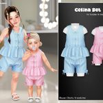 Летний комплект для тоддлеров и младенцев «Celina Set for toddler & infant»