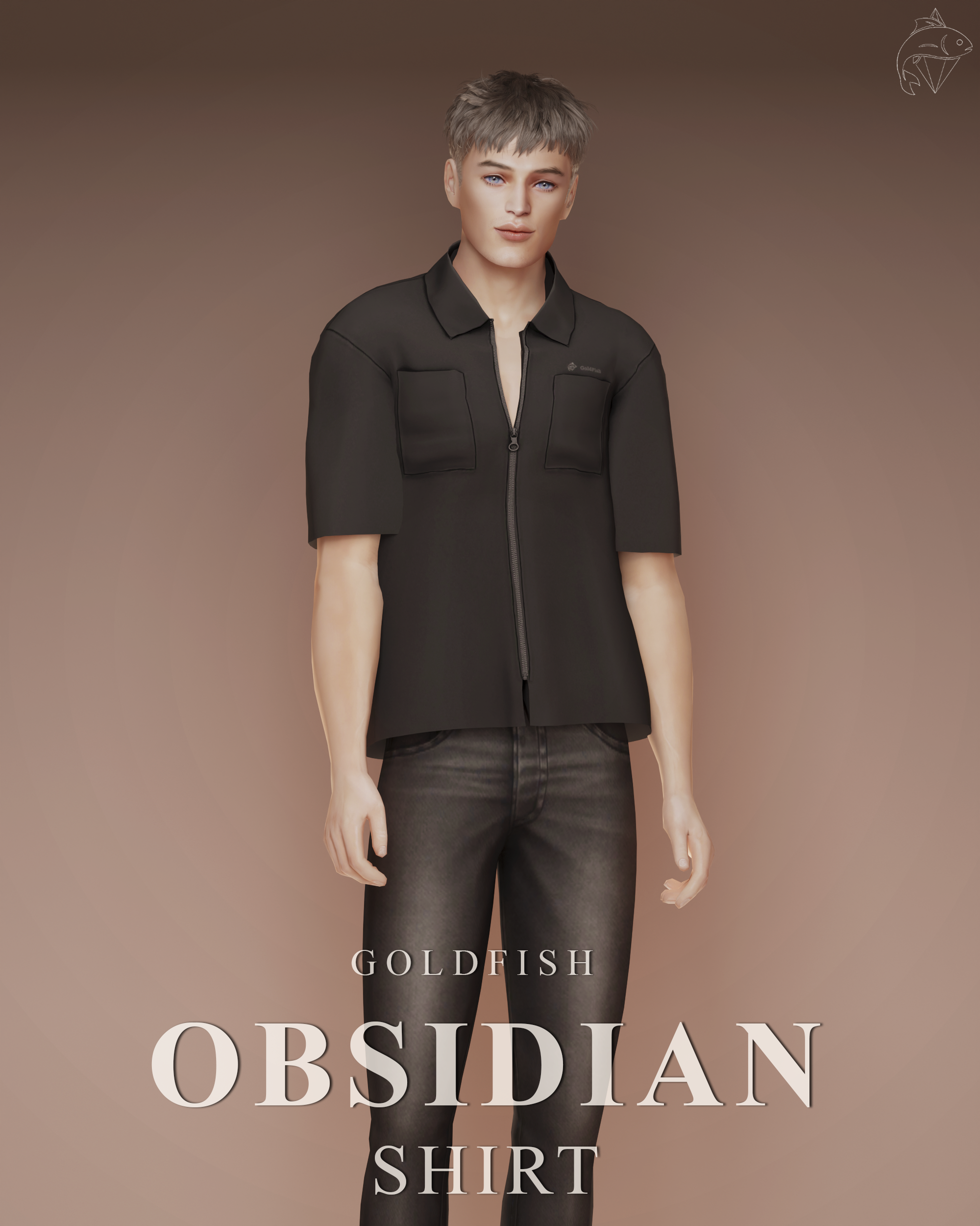 Мужская рубашка «Obsidian Shirt»