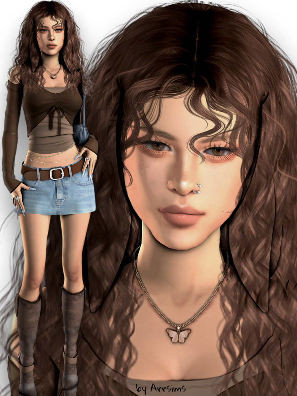 Персонаж Рейчел Лайнс Sims 4